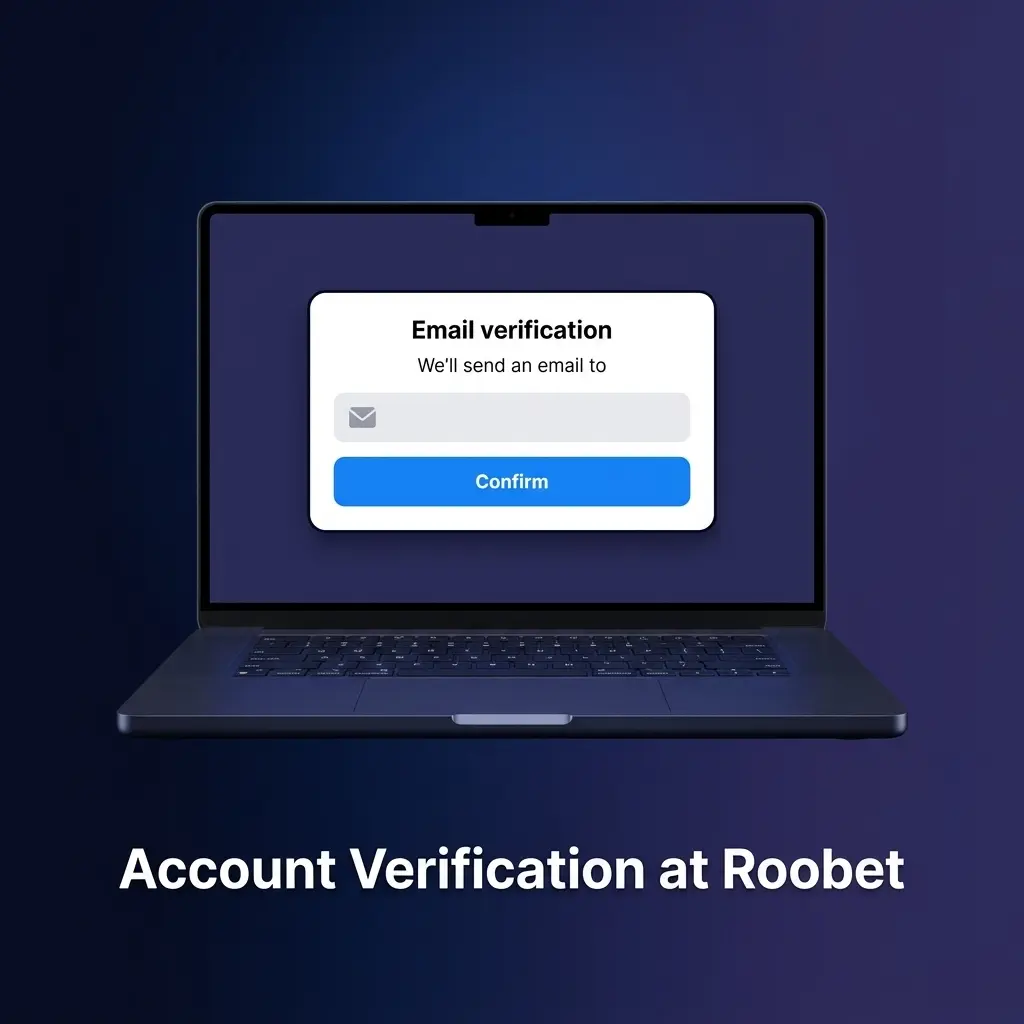 Roobet account KYC verification process showing identity document submission steps for UK players