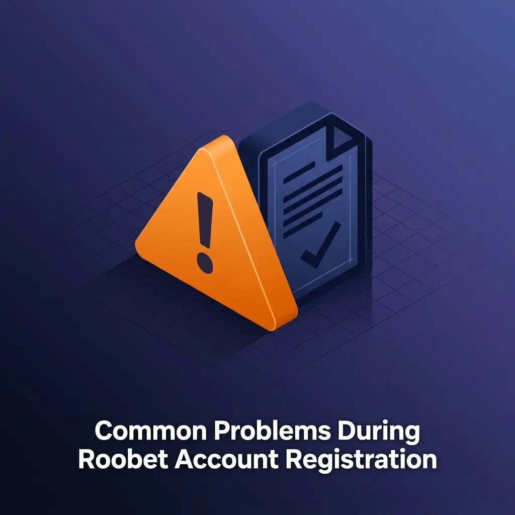 Roobet account registration troubleshooting guide showing common sign-up errors and solutions for verification and login issues