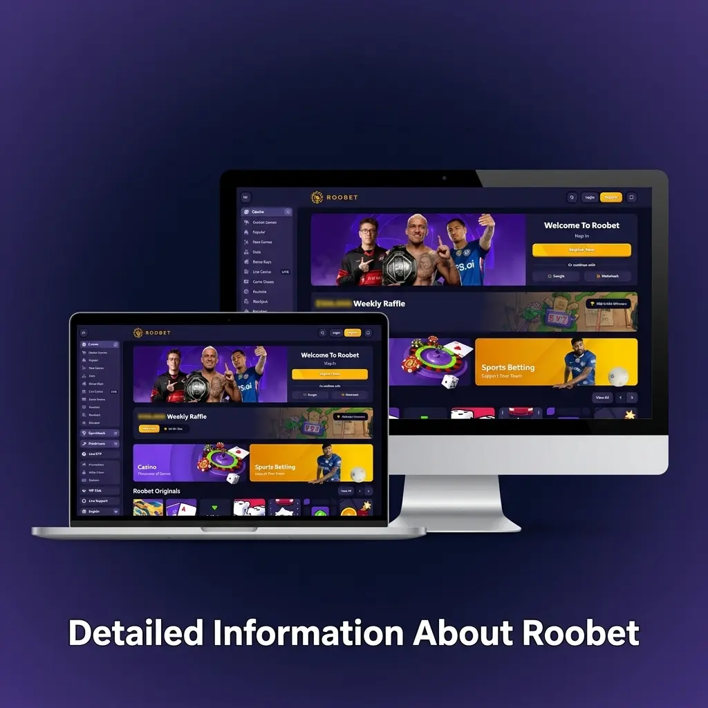 Roobet online casino platform for UK players featuring sports betting, mobile app, and secure gaming options