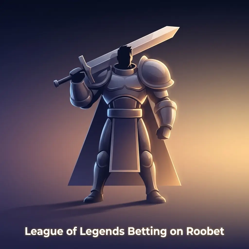 Roobet League of Legends betting markets showing match winner, first dragon, first tower odds for Worlds and LEC events