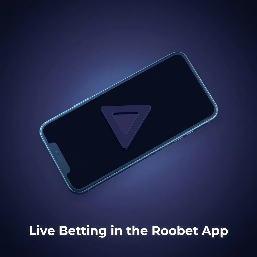 Roobet app live betting interface showing in-play markets across football, cricket, tennis and rugby sports