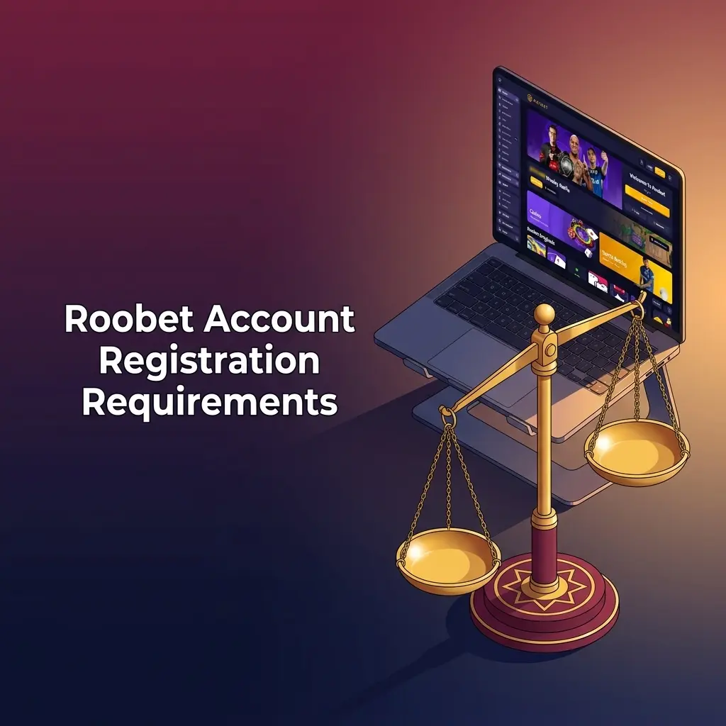 Roobet account registration requirements including age verification, one account policy, and KYC document rules