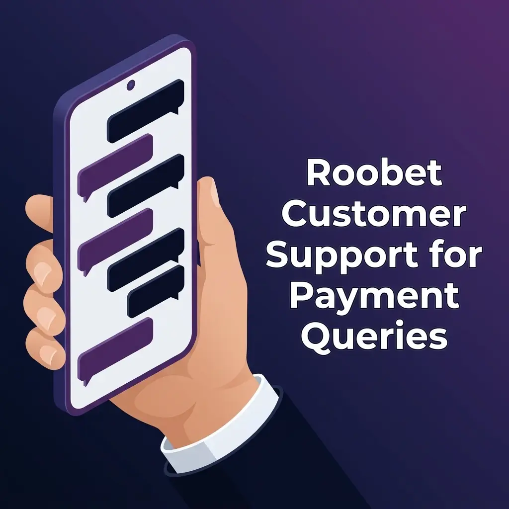 Roobet customer support options including live chat, email, help centre, and social media for payment queries