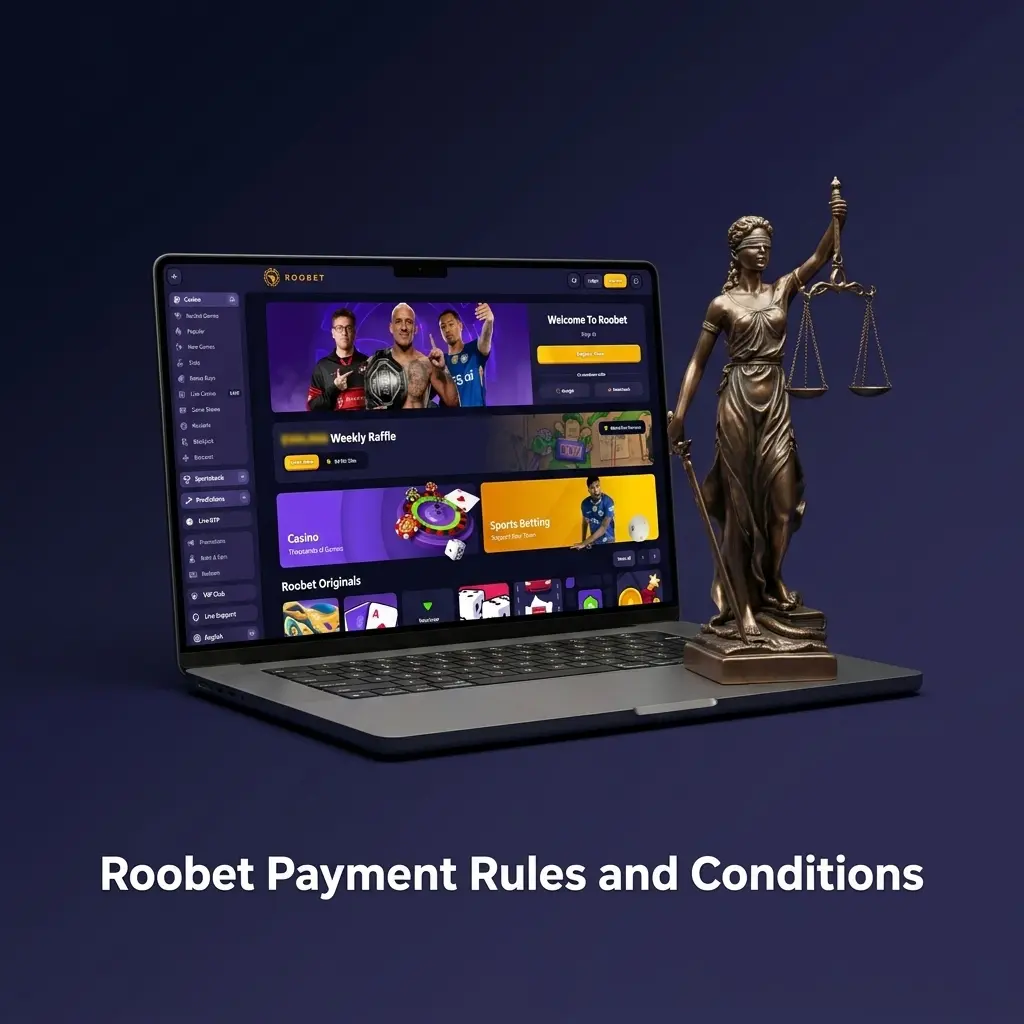 Roobet payment rules covering KYC verification, withdrawal policies, bonus wagering, and transaction limits for UK players